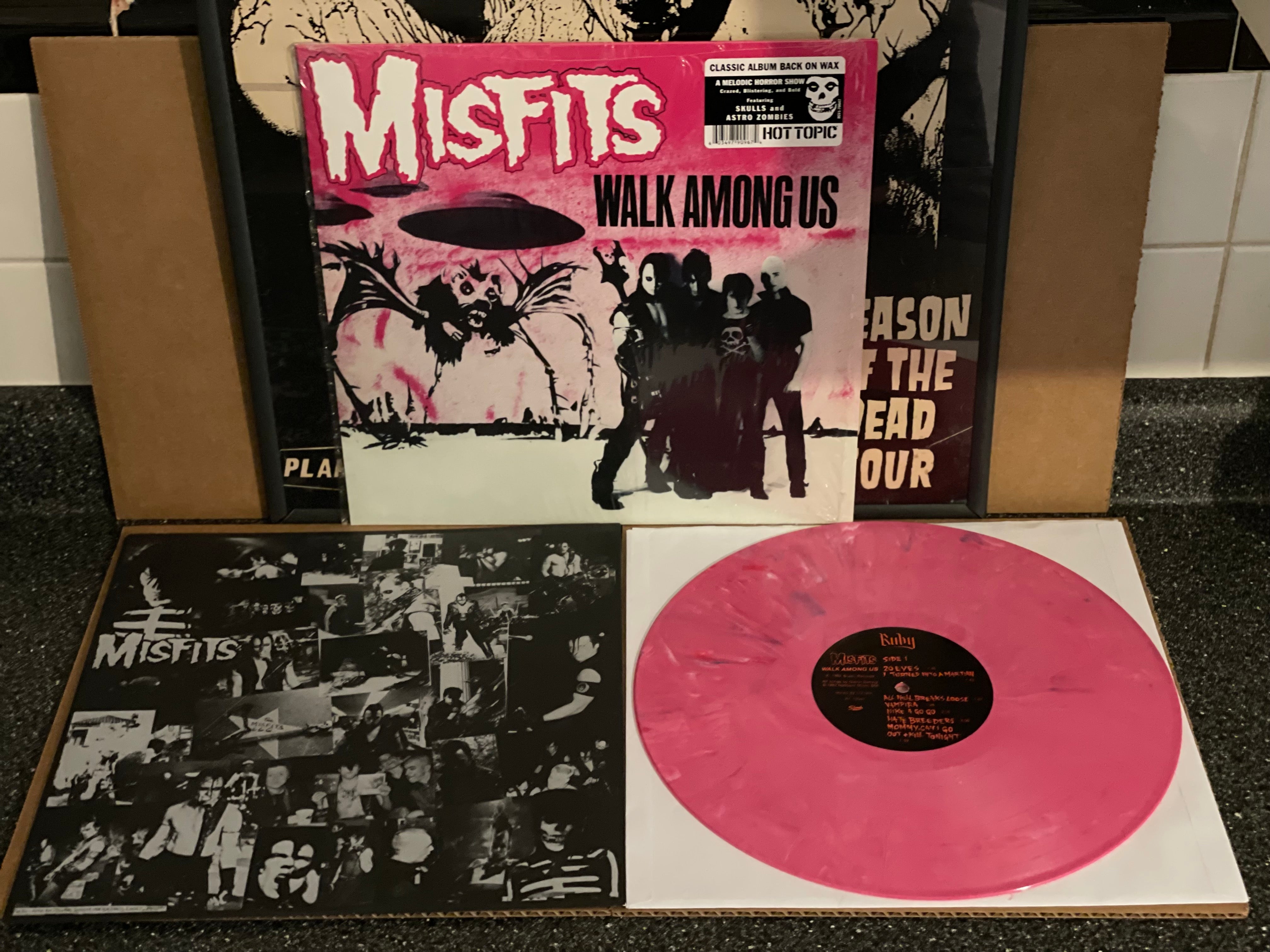 Misfits Walk Among Us LP 2013 Hot Topic Exclusive Pink
