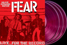 Load image into Gallery viewer, NOW SHIPPING FEAR Live For The Record TRS Exclusive NOW SHIPPING