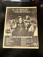 Misfits Samhain Skateboard Ad From Thrasher 1986 Danzig