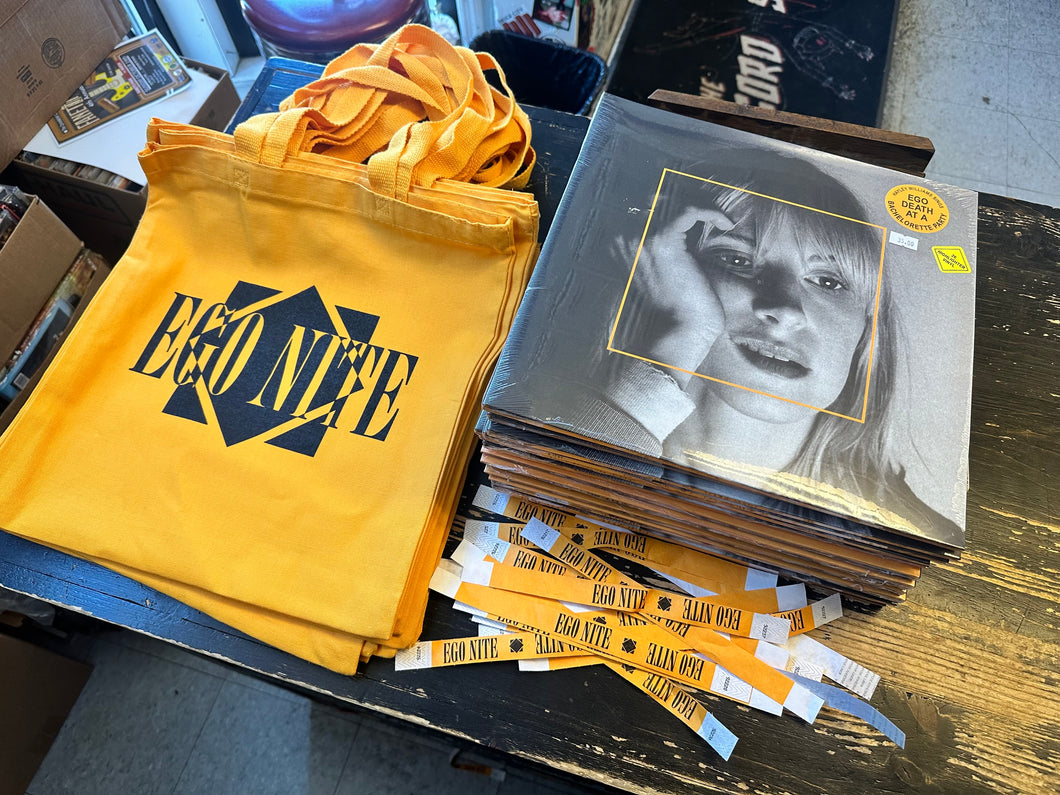 Hayley Williams Ego Death At A Bachelorette Party Highlighter Yellow Vinyl + Ego Nite Tote & Wristband Bundle