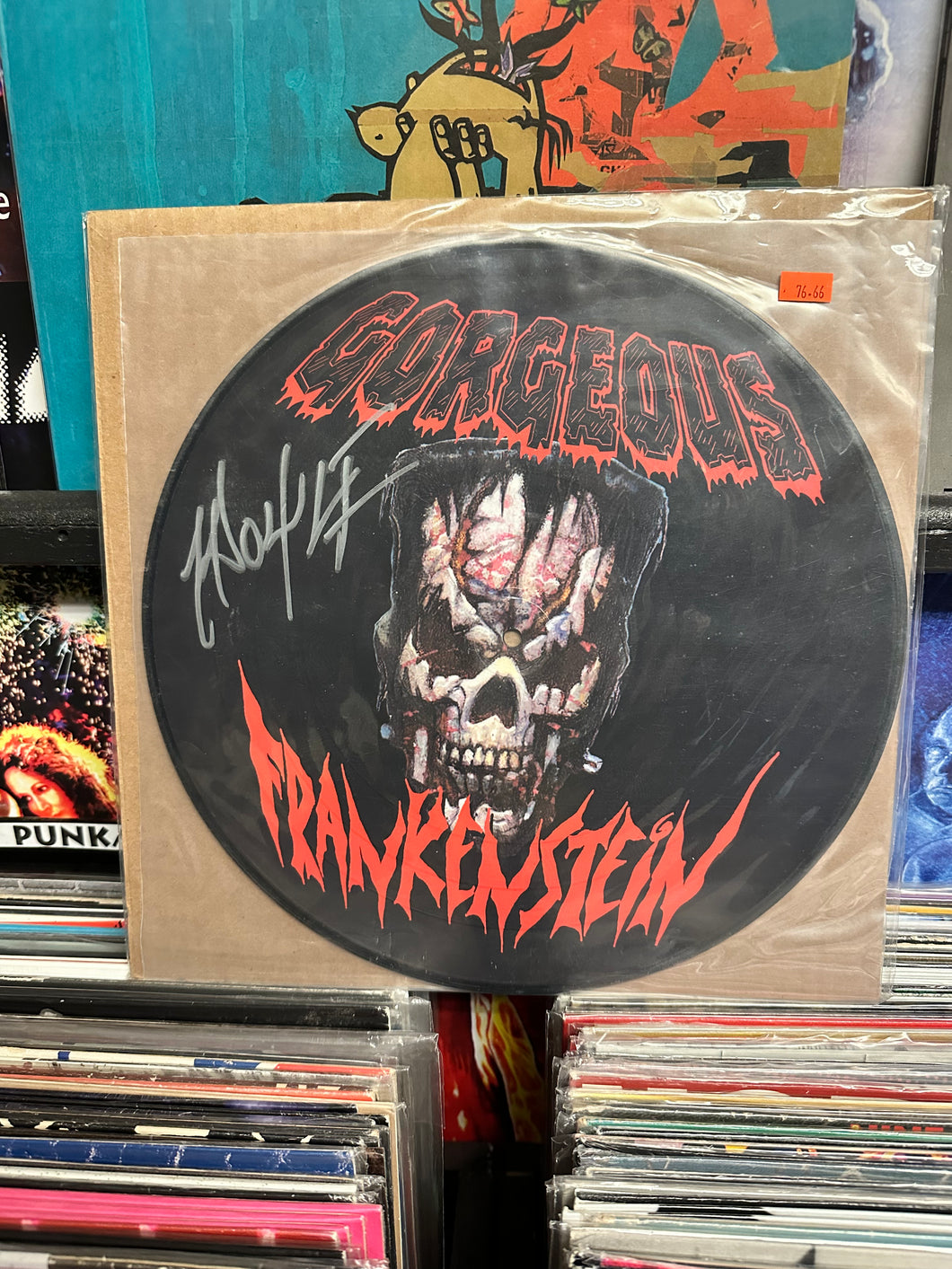 Gorgeous Frankenstein LP Picture Disc Signed