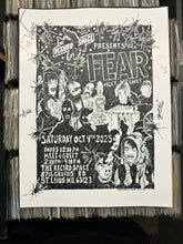 Load image into Gallery viewer, FEAR Meet And Greet The Record Space 18x24 Event Poster SIGNED
