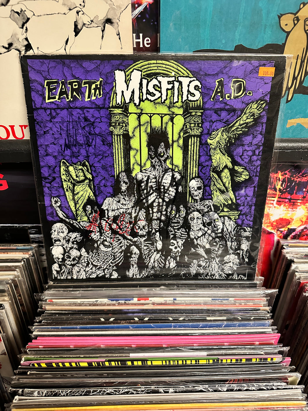 Misfits Earth AD LP Signed