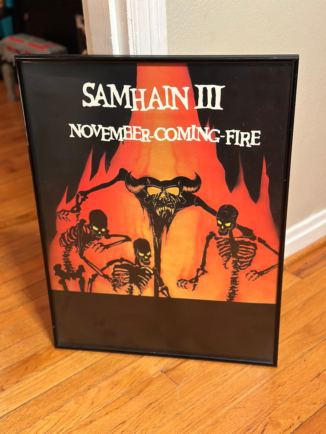 Samhain III November Coming Fire Custom Framed Mint Rolled Promo Poster Danzig
