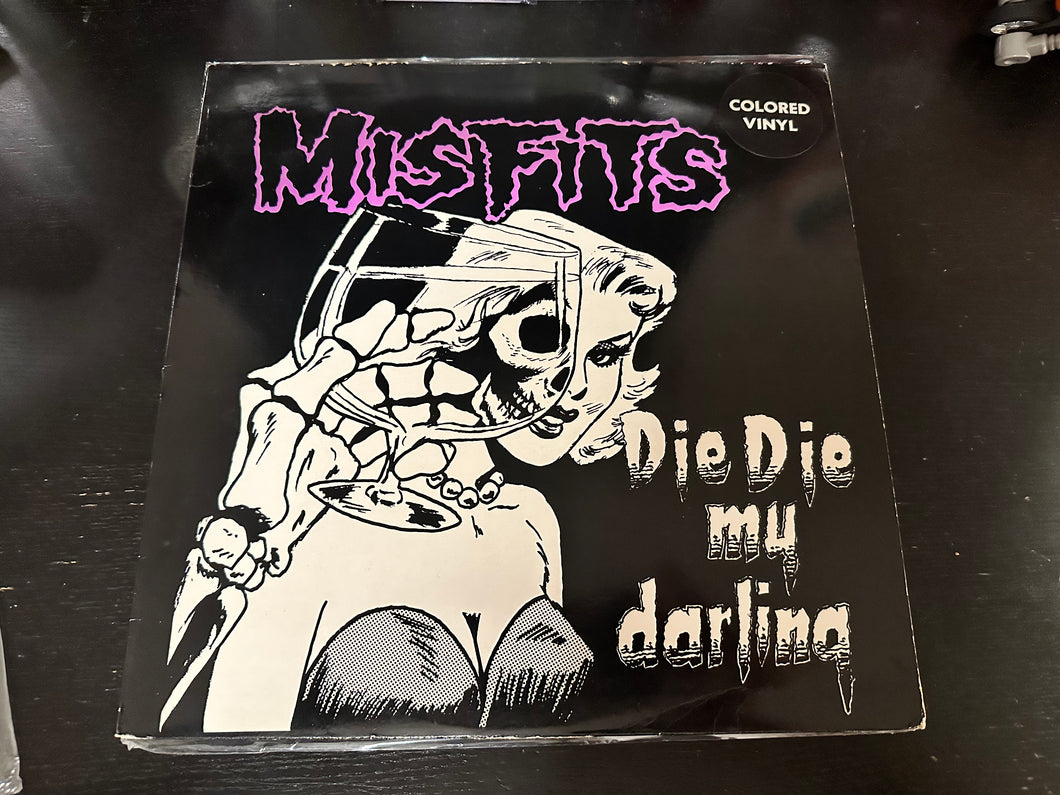 Misfits Die Die My Darling Jacket Only With Colored Vinyl Sticker Danzig