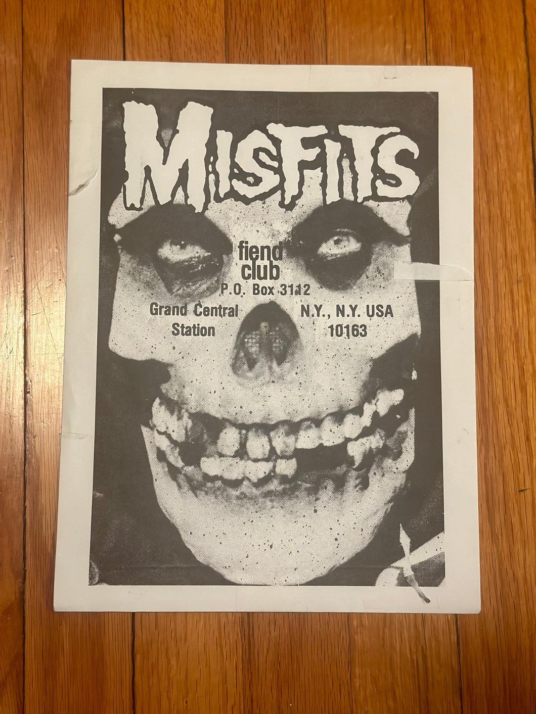 1982 Misfits Envelope VG Condition Rare Jerry Only Danzig