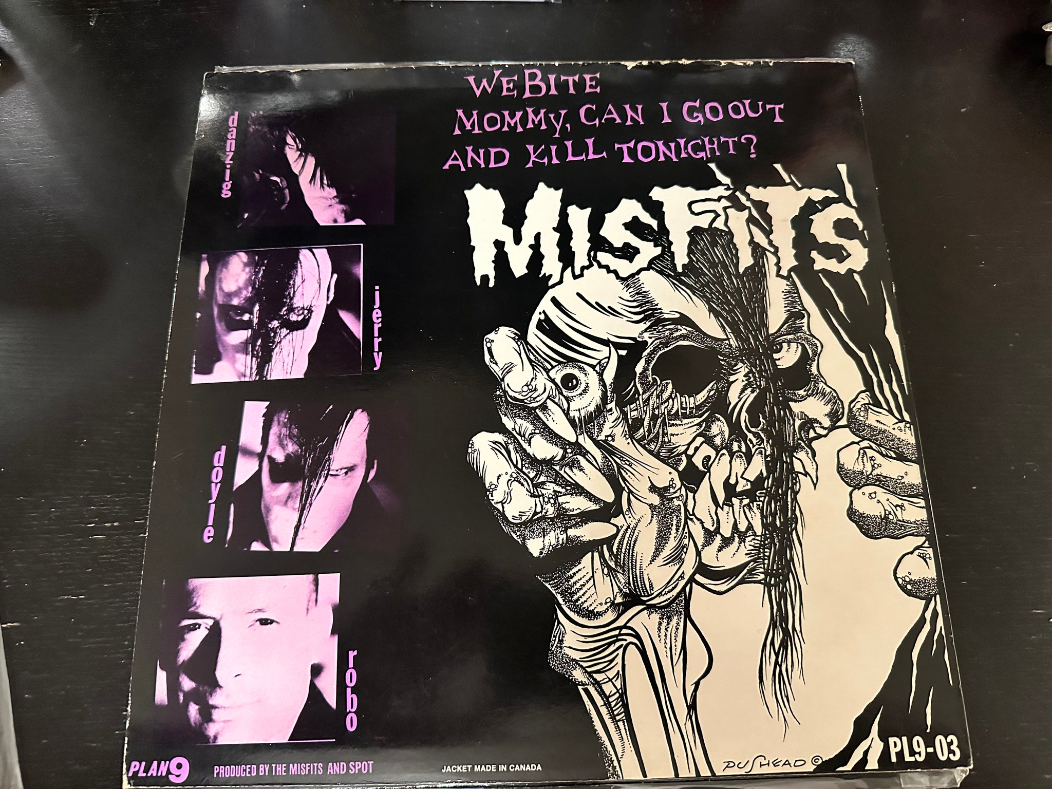 Misfits Die Die My Darling Jacket Only With Colored Vinyl
