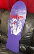 Misfits Evil Eye Plan 9 Skateboard Deck Pushead Signed By Glenn Danzig