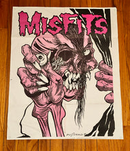 Load image into Gallery viewer, Misfits Pushead Evil Eye Poster 1984 Pusmort Original Danzig
