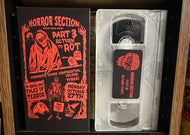 Horror Section Part III: Return To Rot Home Cideo Cinematic Chaos Glow In The Dark VHS /20