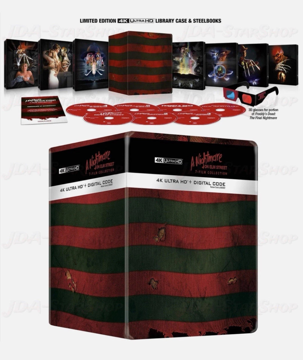 A Nightmare On Elm Street 4k Steelbook Collection Box Set
