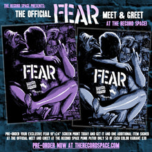 Load image into Gallery viewer, SIGNED FEAR Official Meet And Greet 18&quot;x24&quot; Screen Pinted Poster For Meet And Greet
