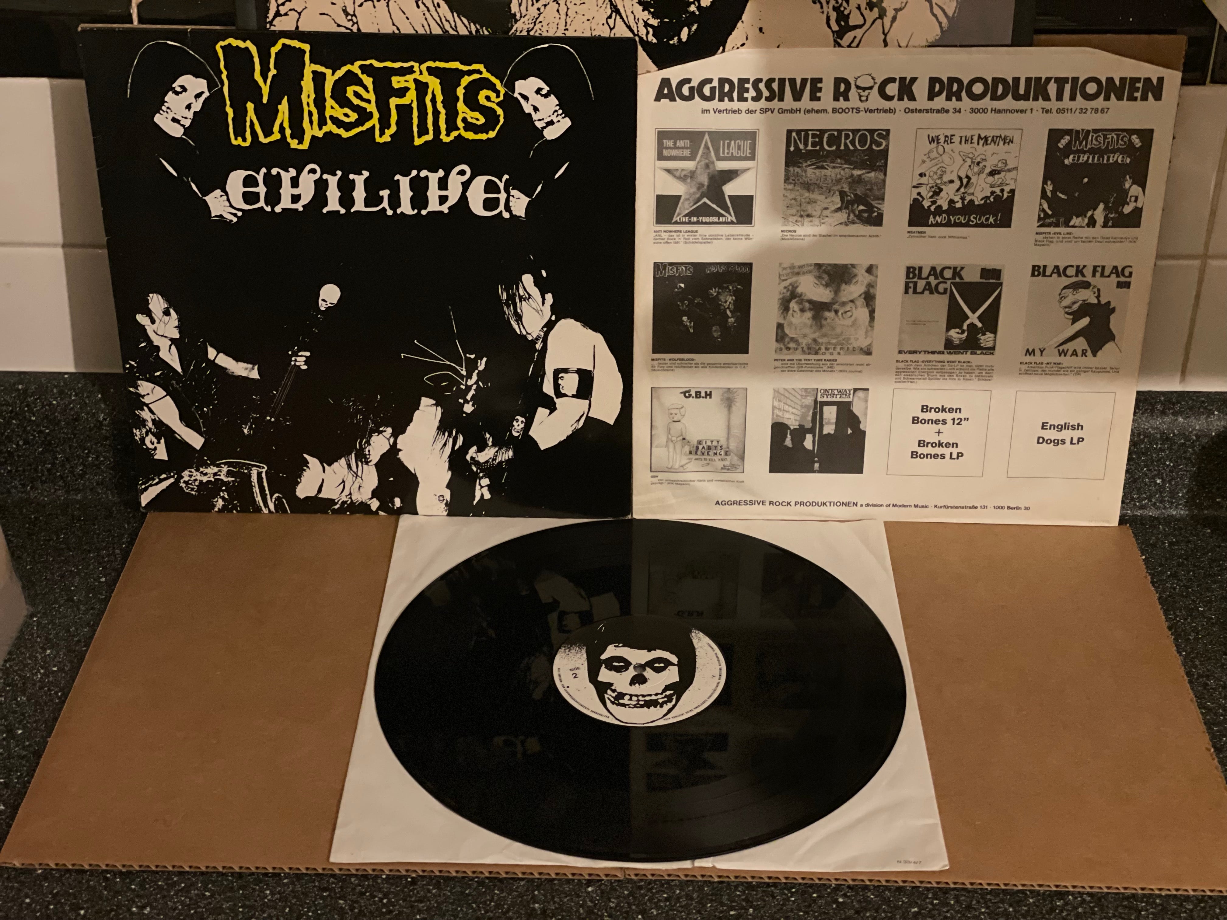 Misfits Evilive Vinyl German Import