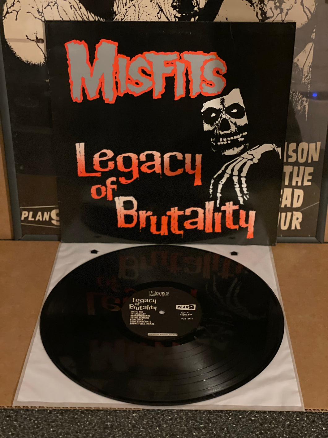 Misfits Legacy Of Brutality LP 1985 Plan 9 Official First Pressing Danzig