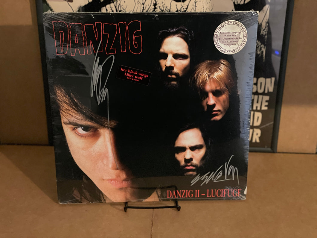 Danzig II Lucifuge LP 1990 Def American Sealed Original Signed By Glenn Danzig & Eerie Von T