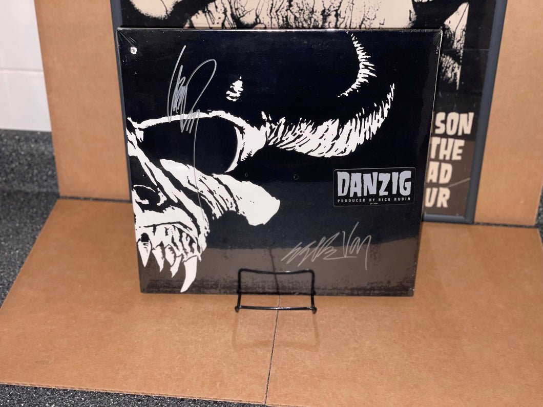 Danzig Danzig LP 1988 Def American Sealed Original Signed By Glenn Danzig & Eerie Von T