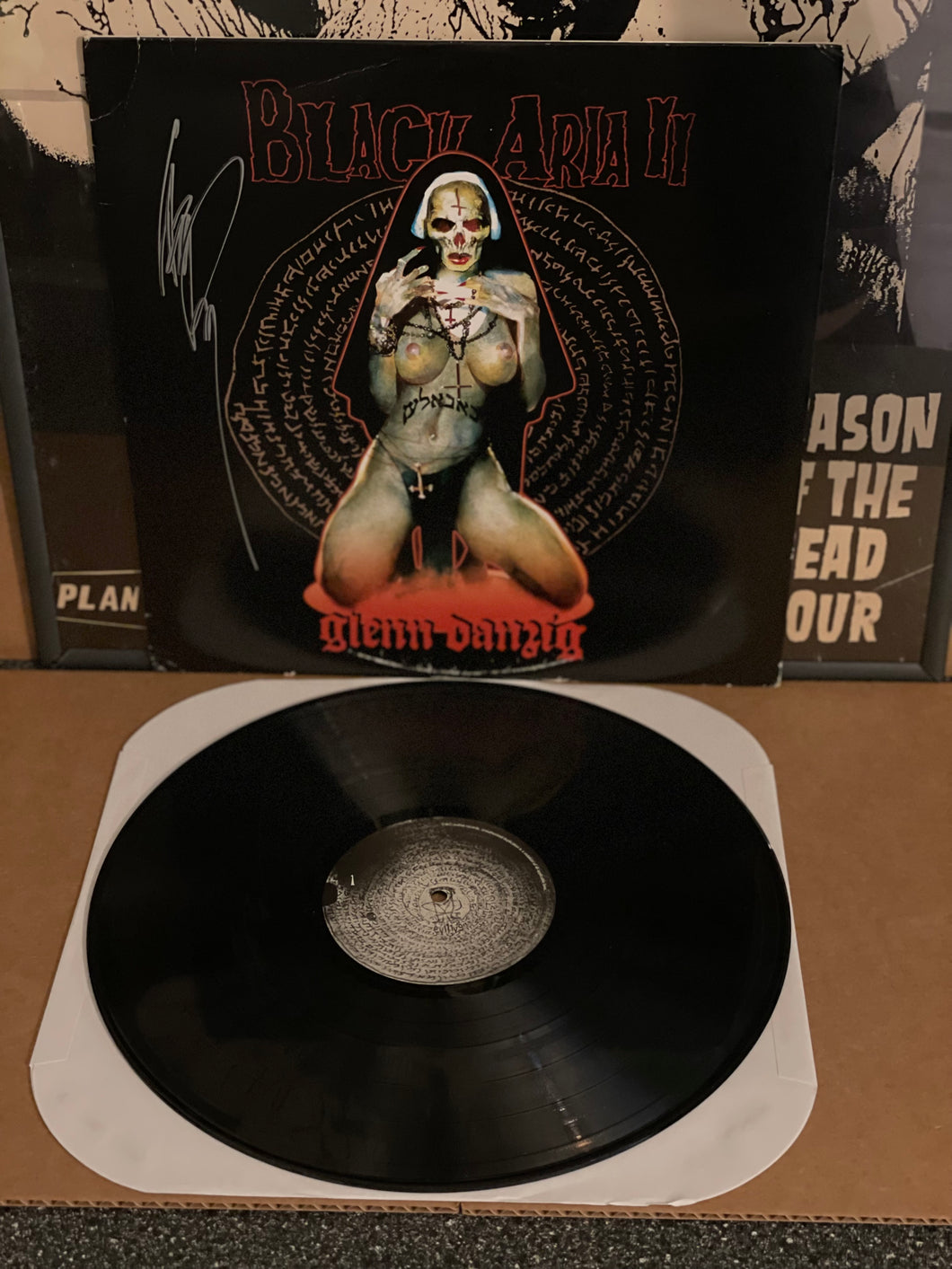 Glenn Danzig Black Aria II LP Black Vinyl 2007 Evilive Signed By Glenn Danzig T