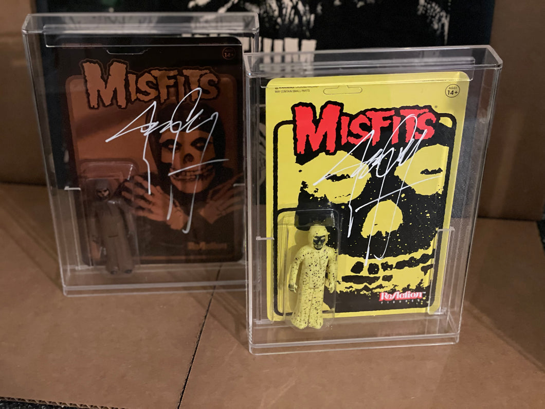 Misfits The Fiend Super7 Reaction Figure Collection I & II Set Of 2 Signed By Jerry Only Danzig