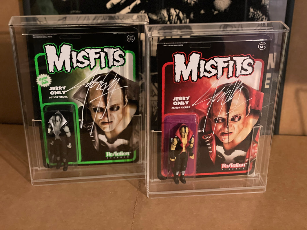 Misfits The Fiend Super7 Reaction Figure Jerry Only Figure Set Of 2 Signed By Jerry Only Danzig