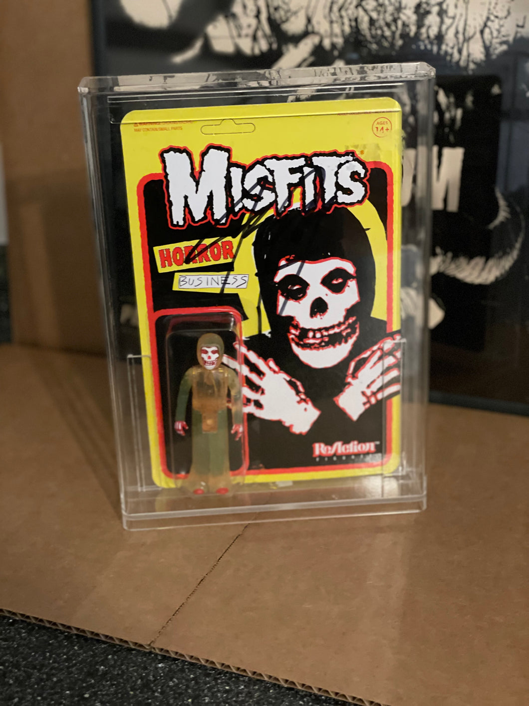 Misfits The Fiend Super7 Reaction Figure Horror Business Signed By Jerry Only Danzig