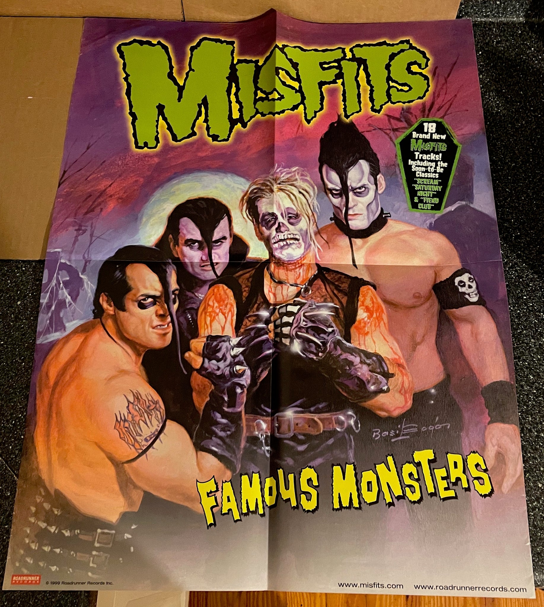 レコードミスフィッツ　MISFITS famous monsters