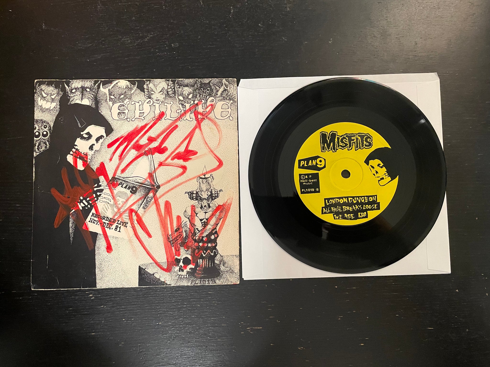 MISFITS◆EVILIVE◇Org.アナログLP MISFITS 'EVILIVE' LP