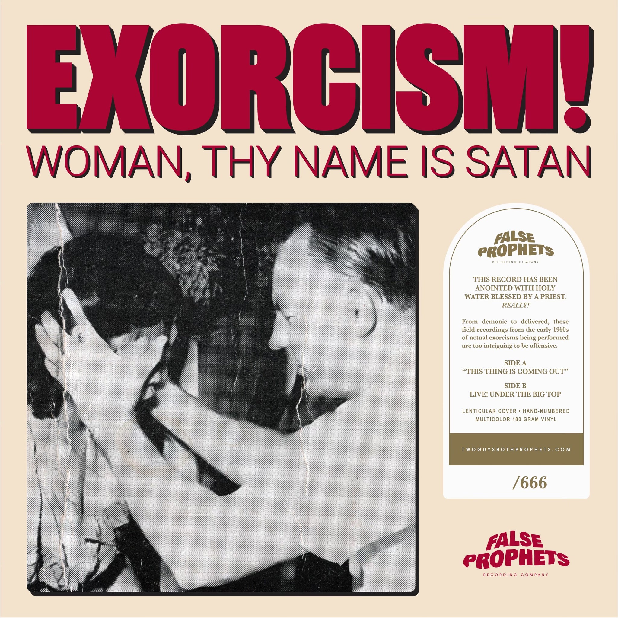 Exorcism! Woman, Thy Name Is Satan LP TRS Exclusive /100 Hellfire 
