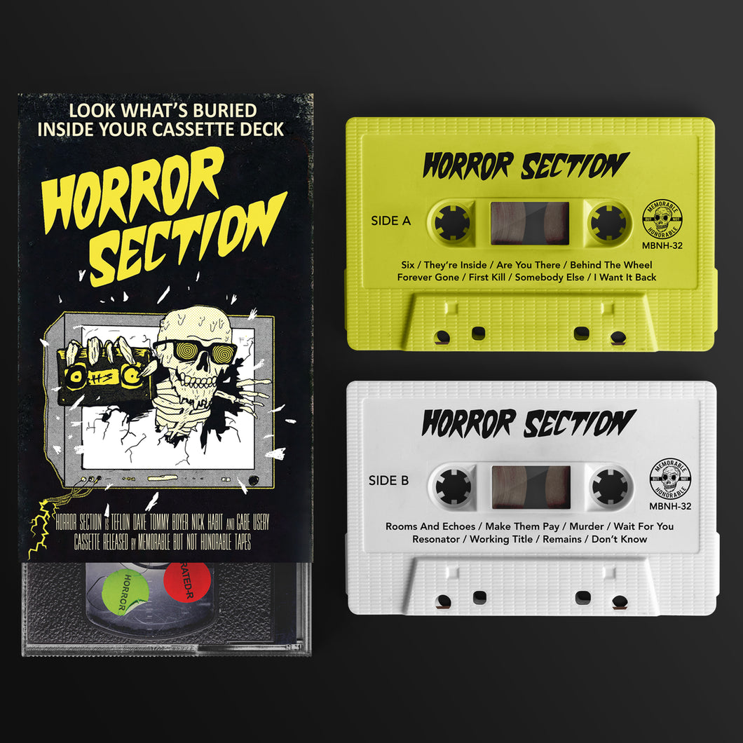 HORROR SECTION S/T White Cassette