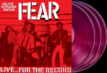 Load image into Gallery viewer, NOW SHIPPING FEAR Live For The Record TRS Exclusive NOW SHIPPING
