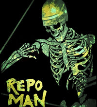 Load image into Gallery viewer, Repo Man Signed By Alex Cox Glow In The Dark Screen Print Poster 18x24
